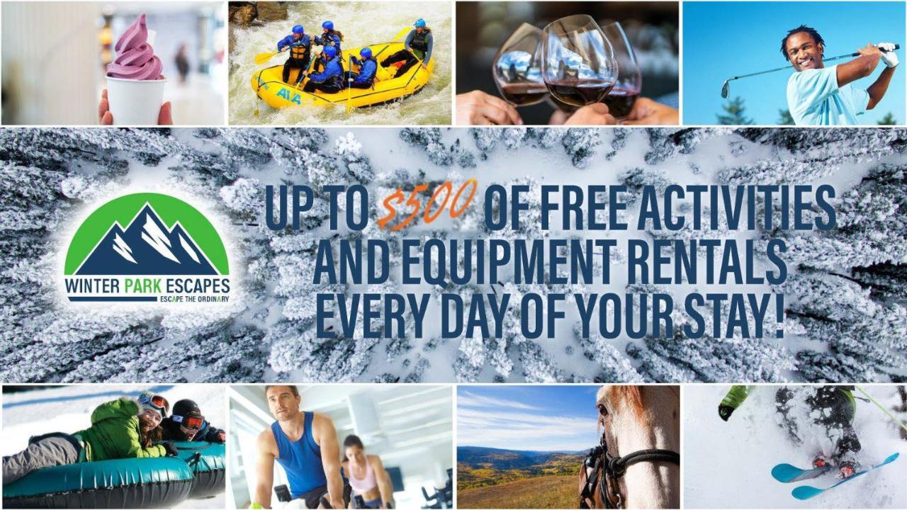 Luxury Home #270 Next To Resort With Hot Tub & Amazing Views - 500 Dollars Of Free Activities & Equipment Rentals Daily วินเทอร์พาร์ค ภายนอก รูปภาพ